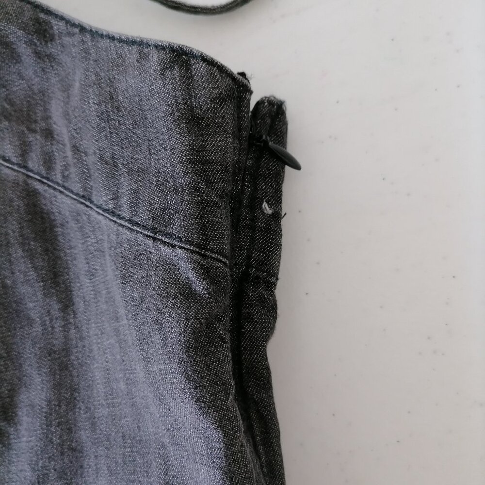 Y2K Abercrombie & Fitch Womens Dark Gray Spaghetti Straps Jumpsuit Size 12 - Picture 6 of 11